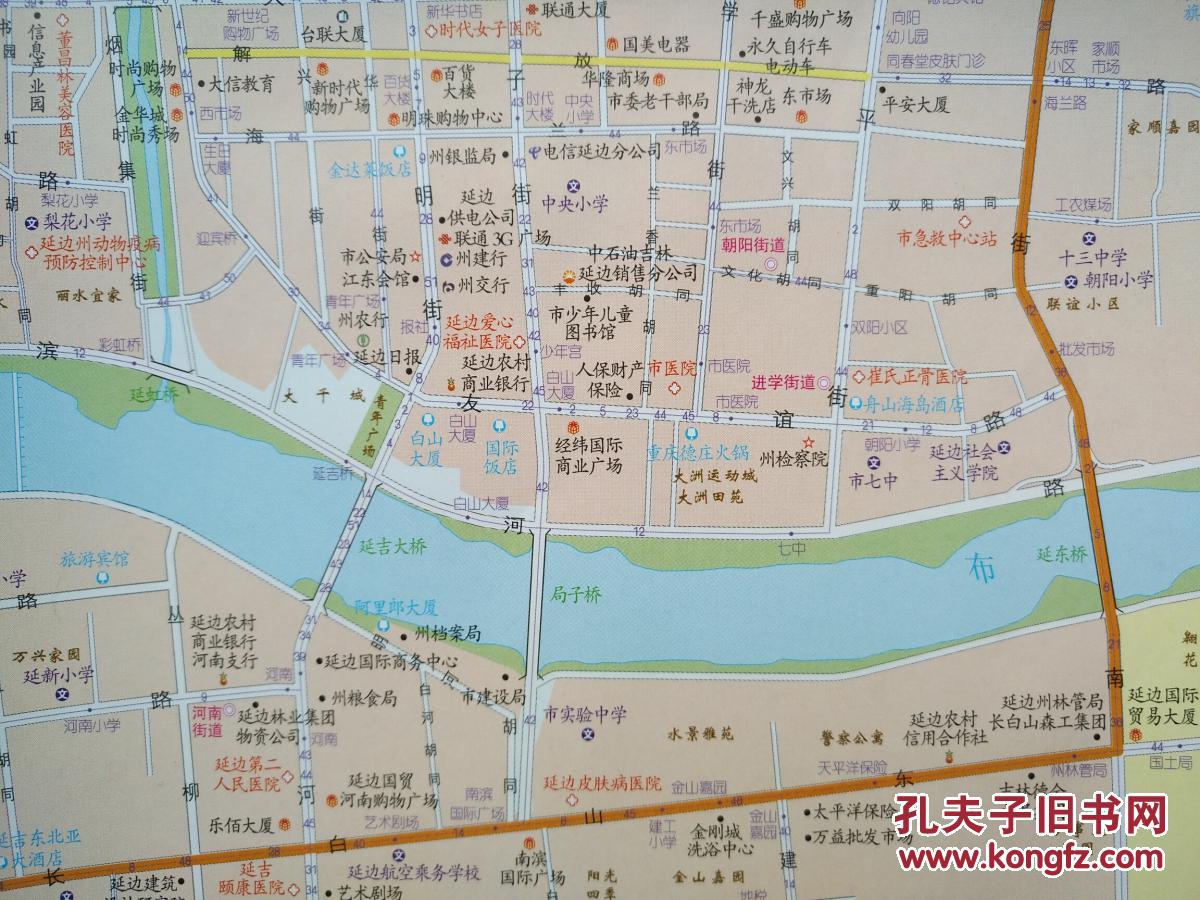 延边州交通图 2017年 延边地图 延边州地图 延吉地图