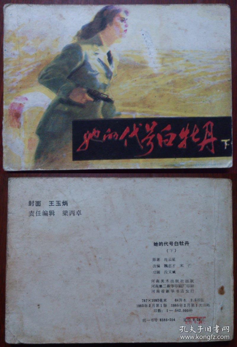 连环画d——她的代号白牡丹(下)