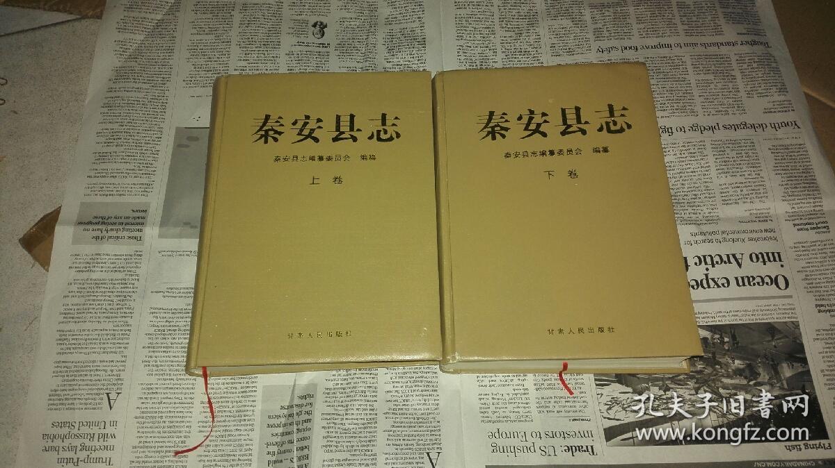 秦安县志 上下册