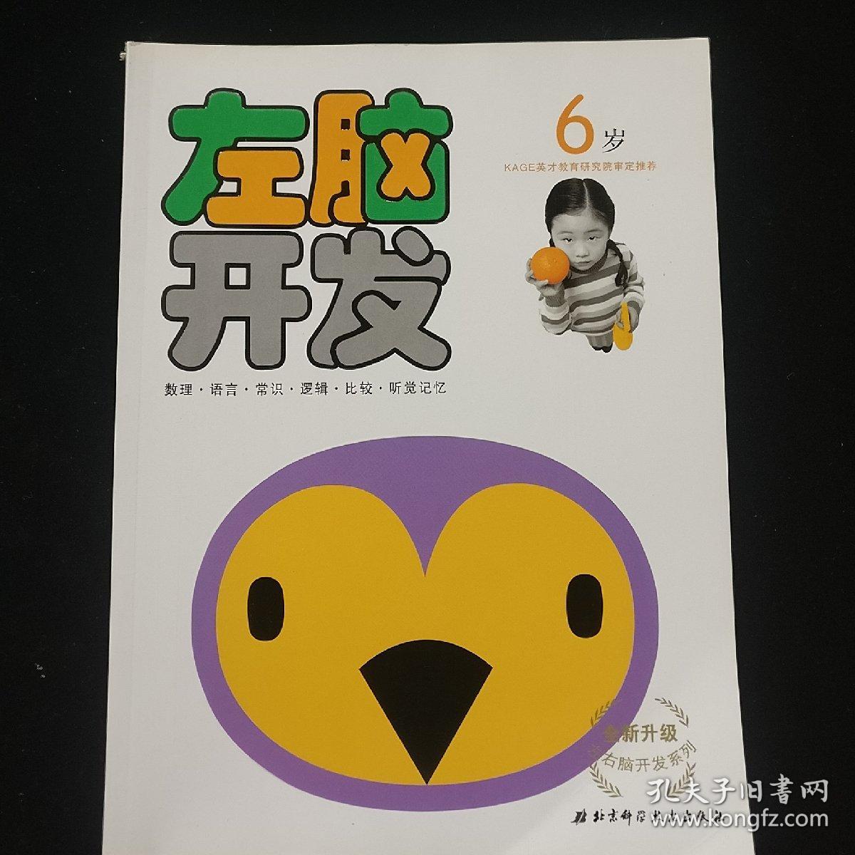 全新升级左右脑开发系列:左脑开发(6岁)