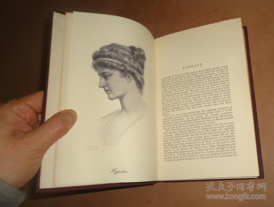 1888年 charles kingsley _hypatia 查理金斯莱古传记名著《希帕蒂娅