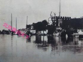 1935年徐州铜山县桃园桥村为大水淹没