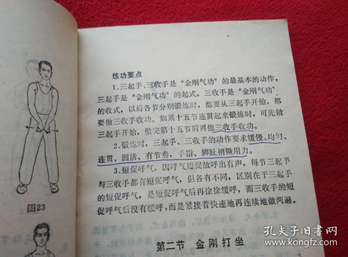 金刚气功(又名:混元易筋经)实物拍照 按图发货【正版原书】