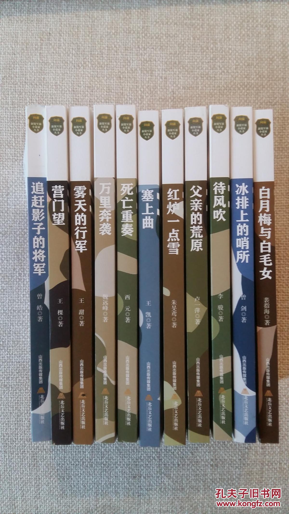 【图】向前--新锐军旅小说家丛书(共11册,白月