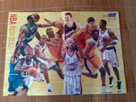 海报：NBA 群星灿烂---曼彻斯特联队 红彤彤的春天---（双面）