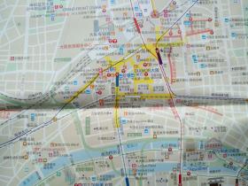 大阪市观光地图 大阪市地图 大阪地图 日本地图
