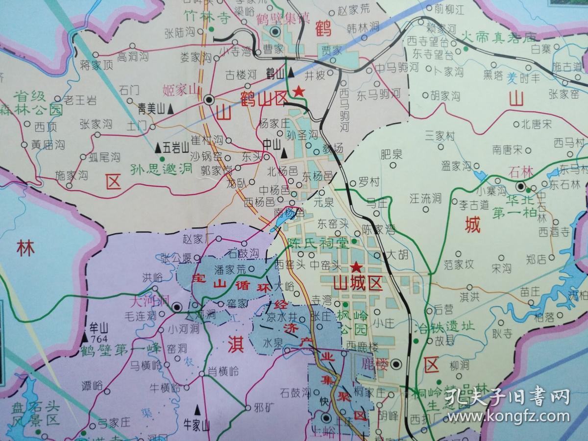 鹤壁城市地图 鹤壁地图 鹤壁市地图 鹤壁城区图