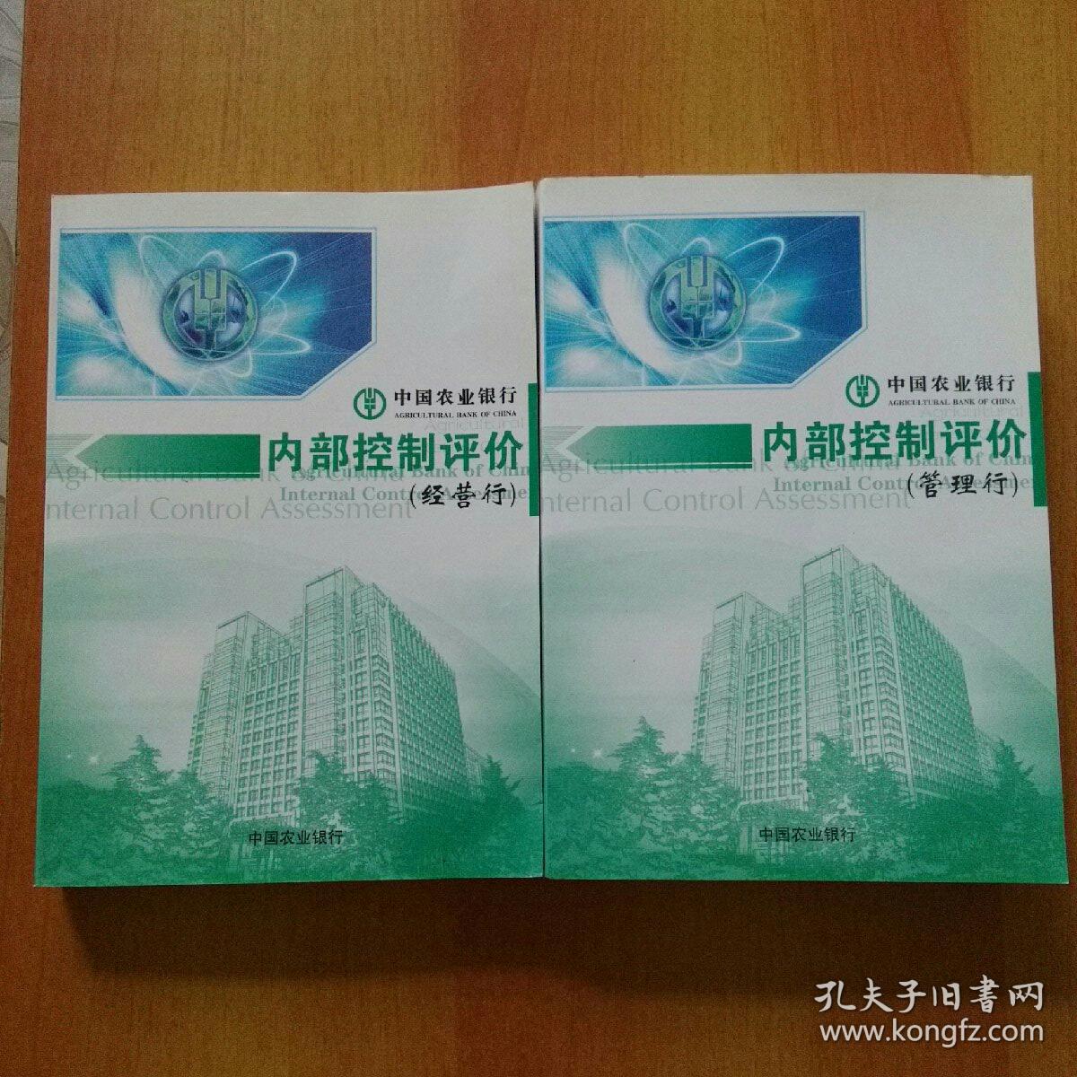 中国农业银行内部控制评价:管理行+经营行 2册