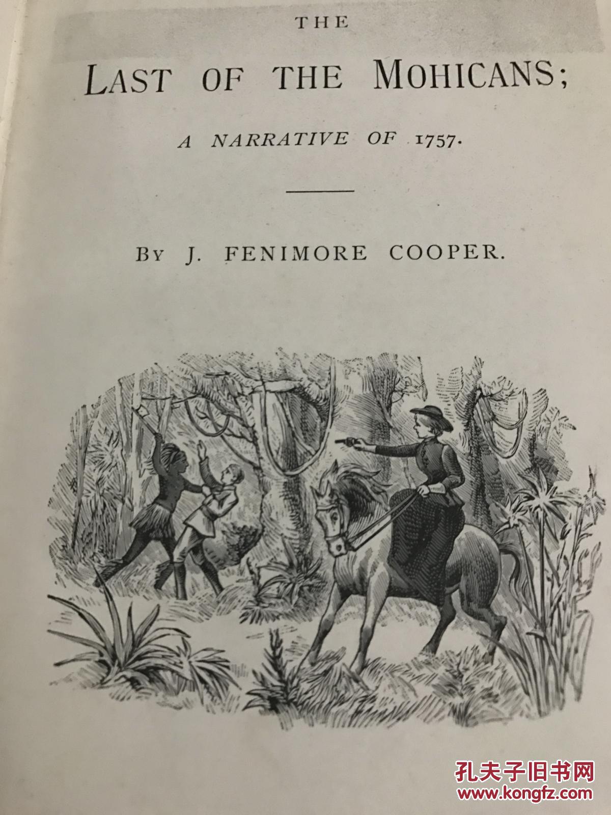 1916年红色布面精装《最后一个莫西干人》 拍品编号:30069855