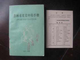 吉林省常见中药手册（图册，勘误表还在，1969年）