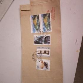 信销邮票5张。