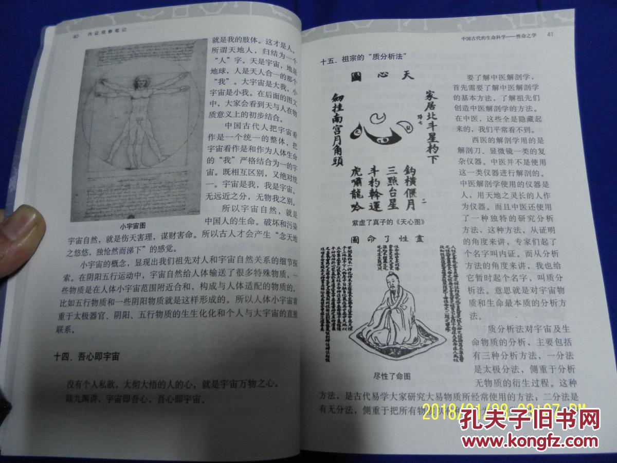 内景图 16开彩图 (揭示人体与宇宙天人合一的关系) 图文版 2011年2版