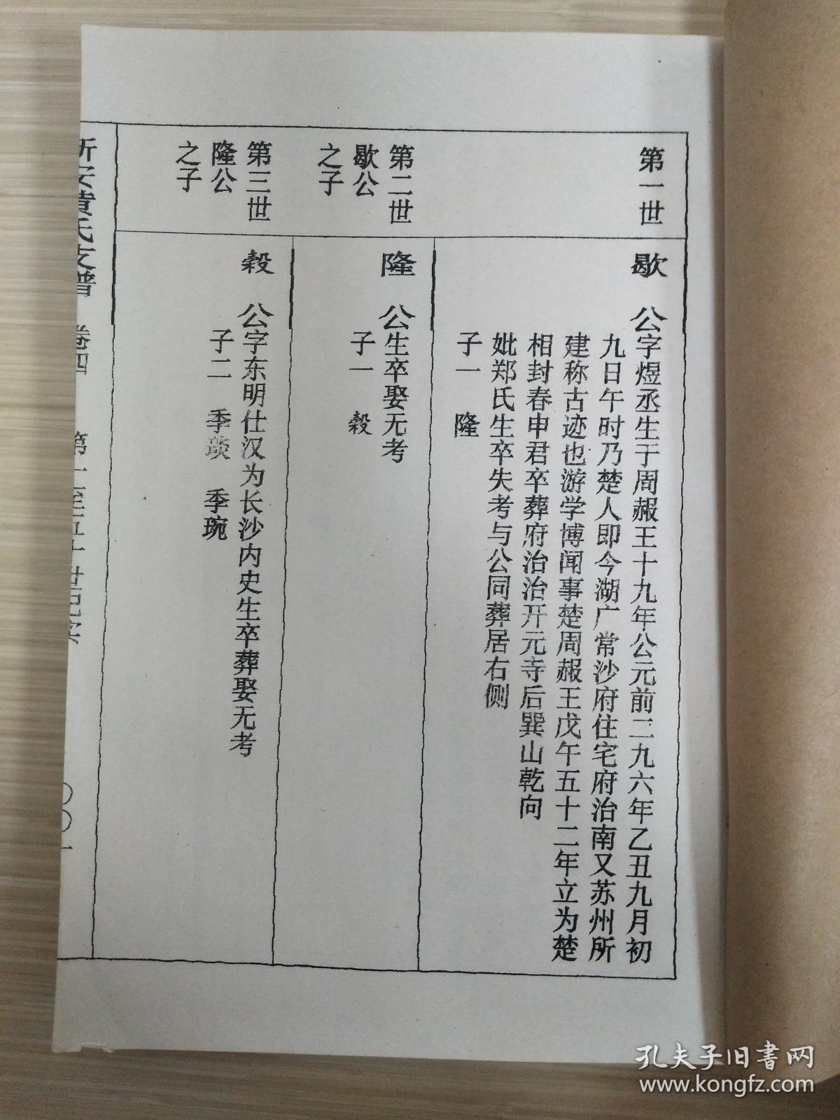 新安黄氏支谱