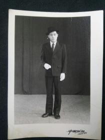 八十年代北京帅哥 西装照 老照片
