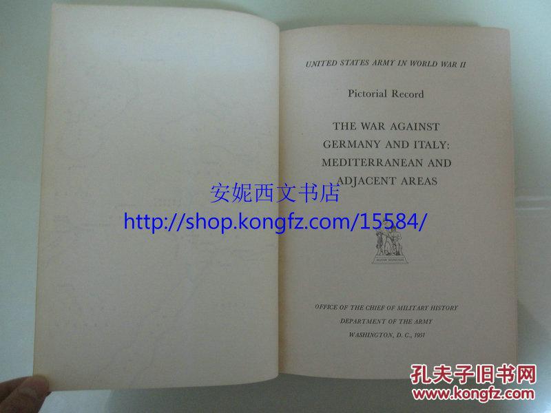 1951年英文《二战美军对德意作战照片纪实》