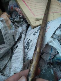 五年长铜笛,斑斑点点如湘妃竹,古人言,走天涯,一