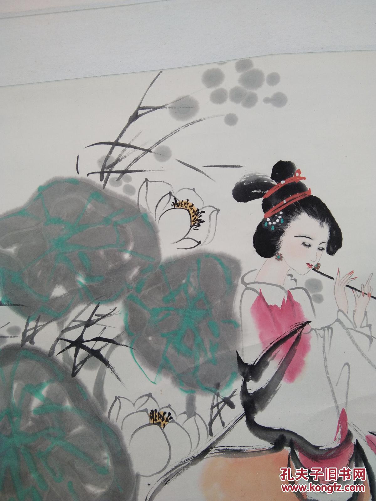 萧县著名画家白丁仕女图 拍品编号:29928158