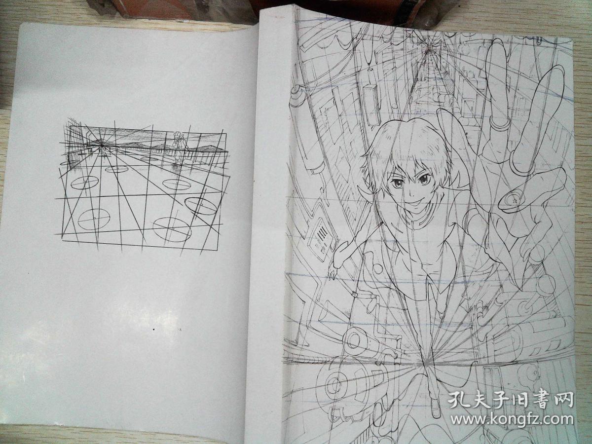 日本动漫绘画中的线条设计