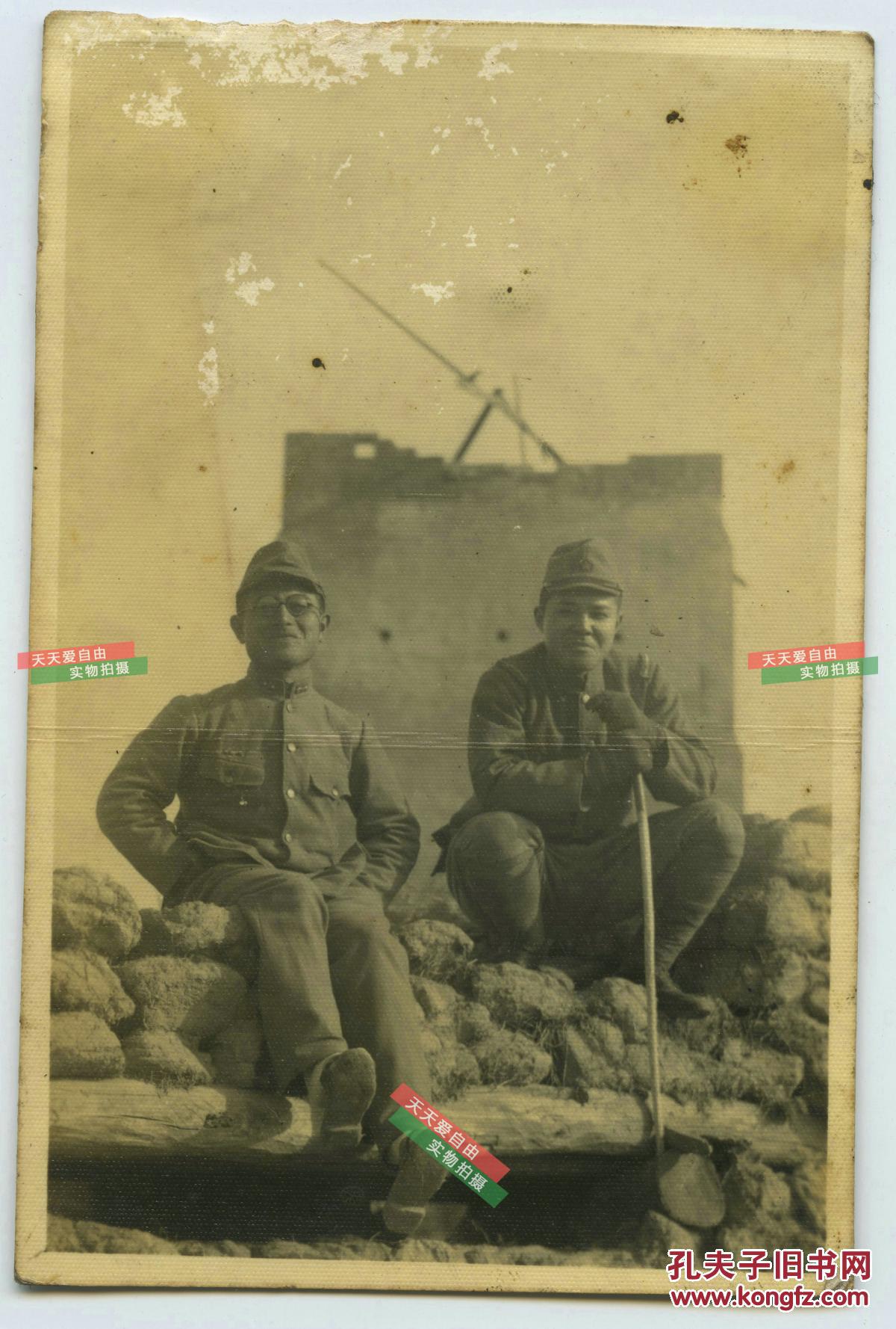 【图】民国日军入侵湖北钟祥市旧口镇,两名军