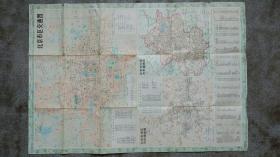 舊地圖-北京市區交通圖（1978年1月1版1982年4月北京8?。?開8品
