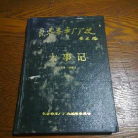 长春客车厂厂史 大事记(1954--1991)