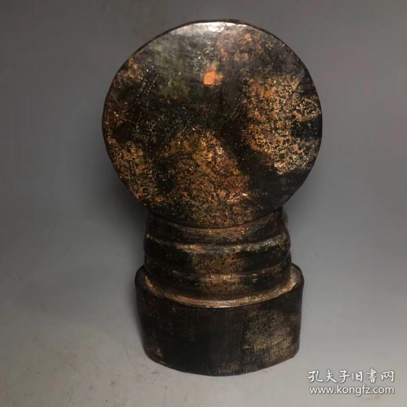 乡下收天然铁陨石【观音】摆件,造型独特,皮壳老道,好