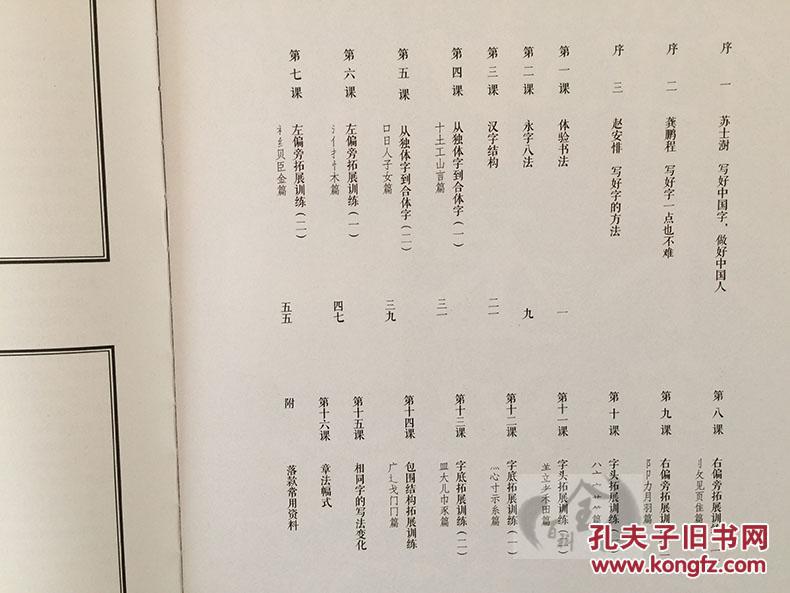 了如指掌书法高效入门颜体一颜体二颜真卿楷书教学间架结构笔画框架