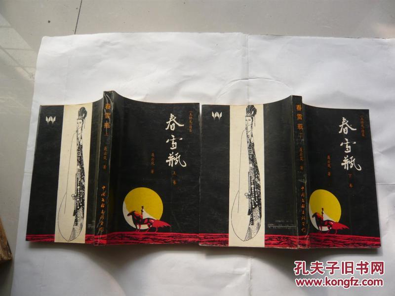 春雪瓶(上下)《玉娇龙》续集(聂雪岚著中国文联出版公司.