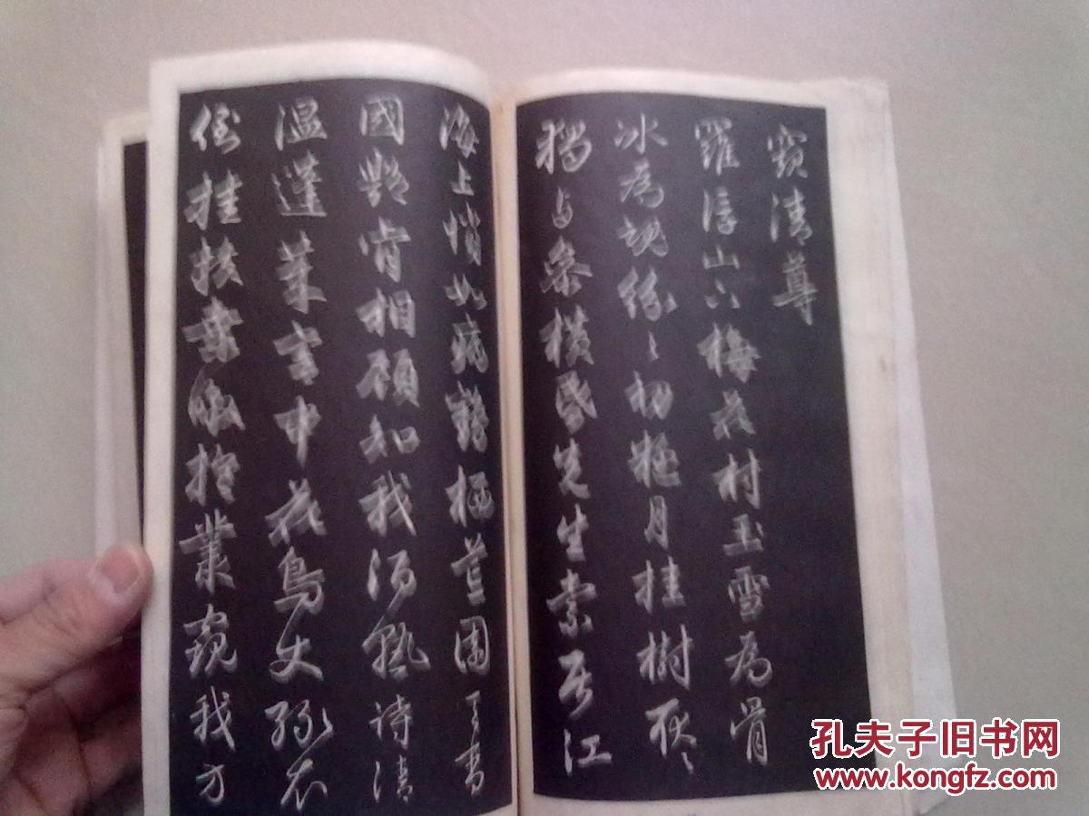 赵孟頫行书梅花诗【1988年9月】20开平装本
