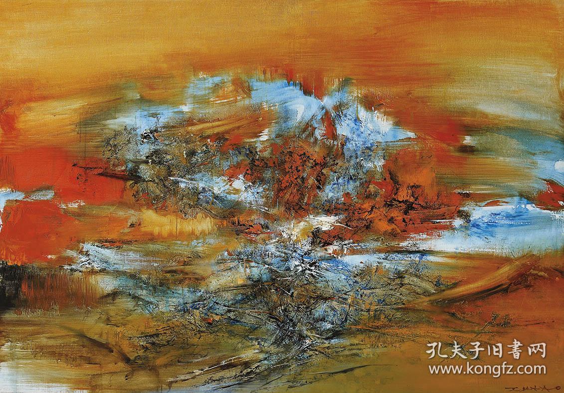 赵无极抽象画02