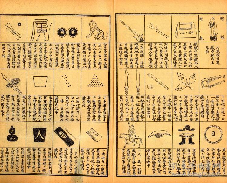 绘图鲁班经 法术符咒秘诀 相宅修起造择日鬼神 古籍善本图书资料
