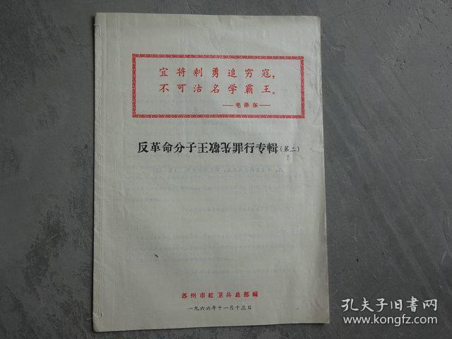 反革命分子?罪行专辑(第二)