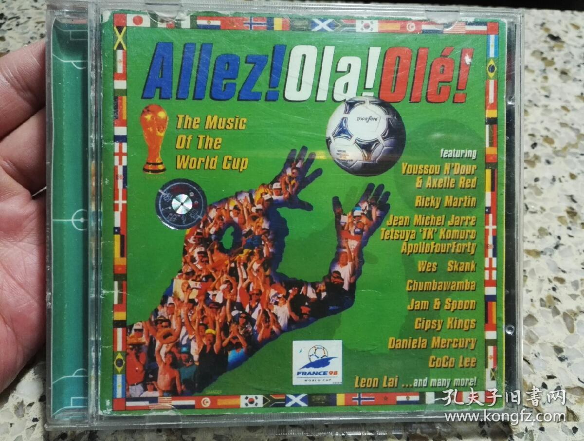 SonyMusic《98世界杯主题曲》CD,碟片品好几