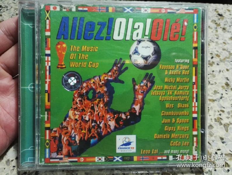 SonyMusic《98世界杯主题曲》CD,碟片品