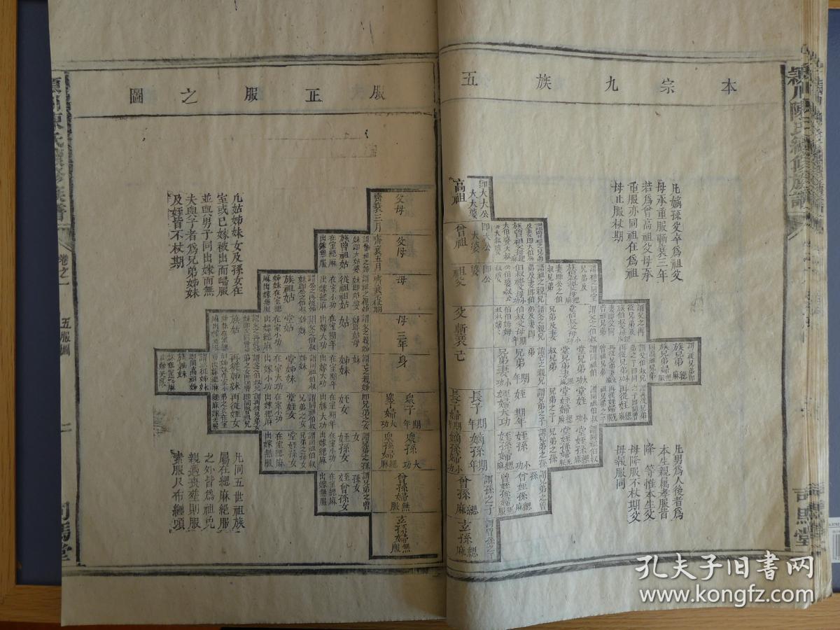 超大开本,木活字印刷,文天祥等诸多名人作序,颍川陈氏续修族谱 10册