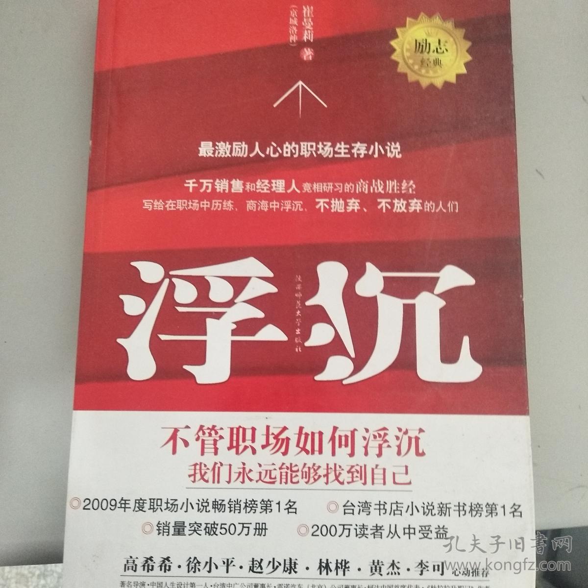 【特价】浮沉:最激励人心的职场生存小说9787561342411