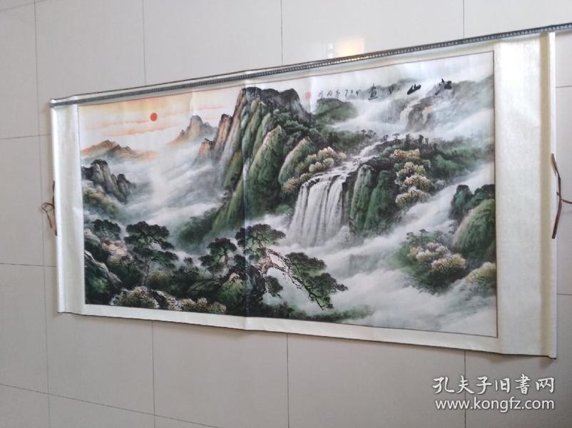 周争辉作★尺幅较大:195*96★适合:客厅,别墅,办公室,会议室,会客厅等