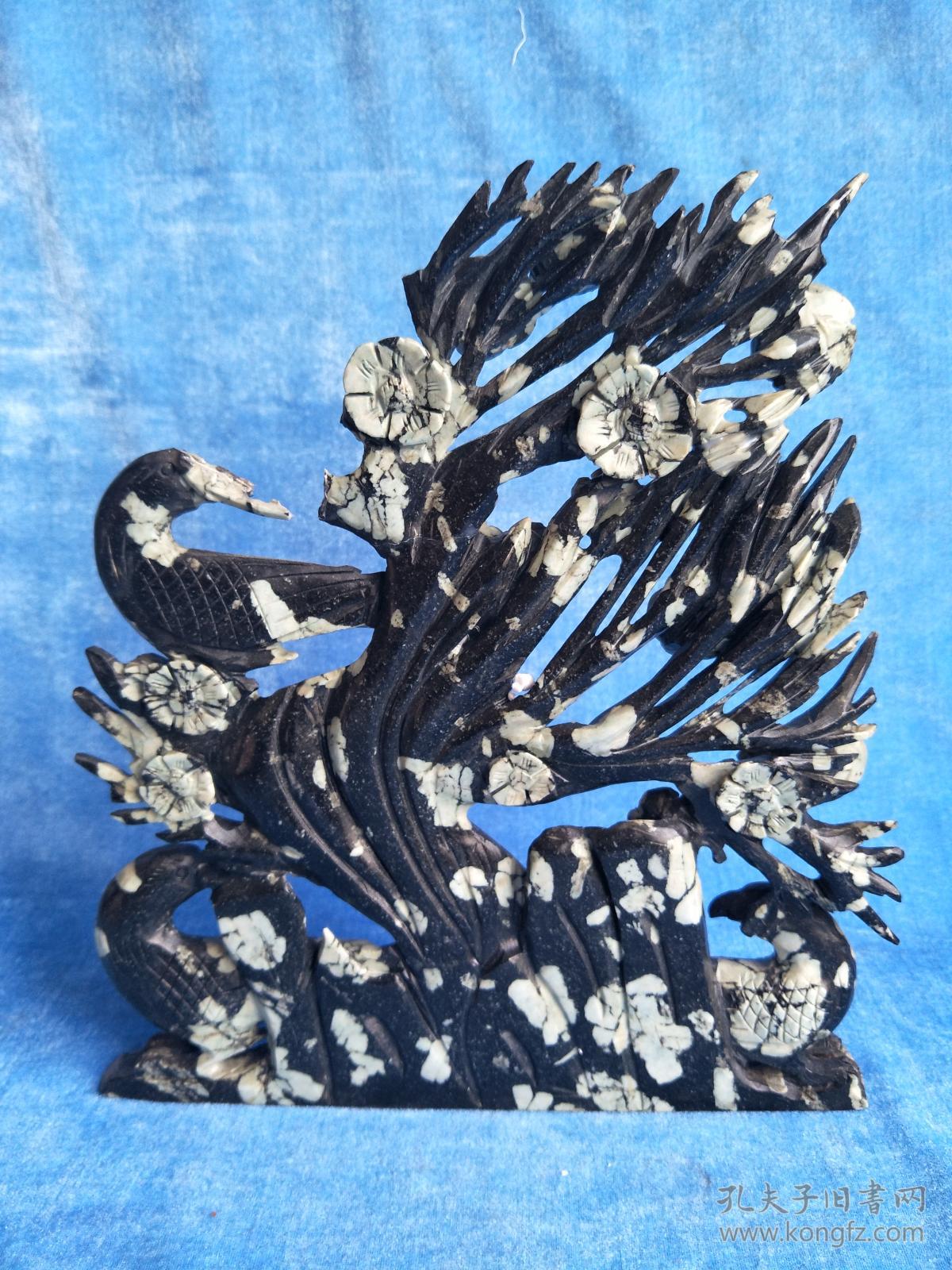 重量级大件,早期独山斑点玉,寓意吉祥,玉质极佳