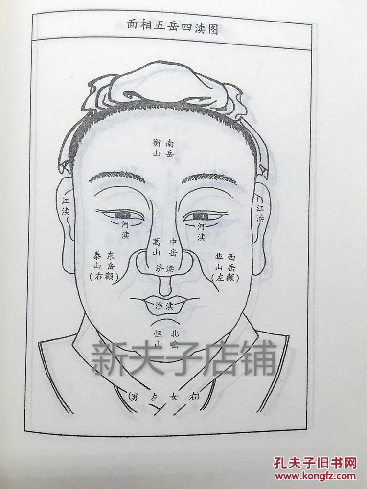 潇湘识人相法全集三册 图解相面术 图解相五官 图解相