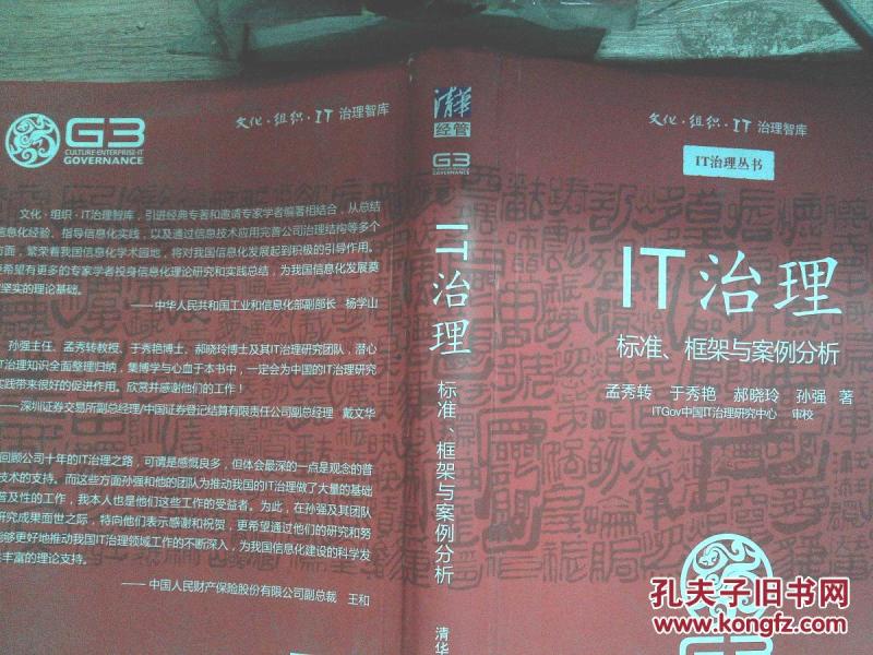 IT治理 标准 框架与案例分析(有点划线)_孟秀转