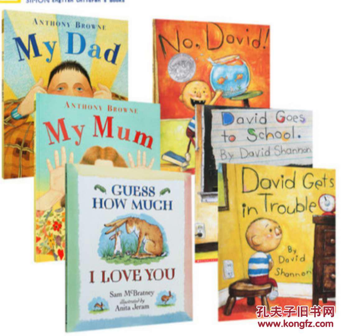 英文原版绘本my mum my dad我的爸爸妈妈no, david!