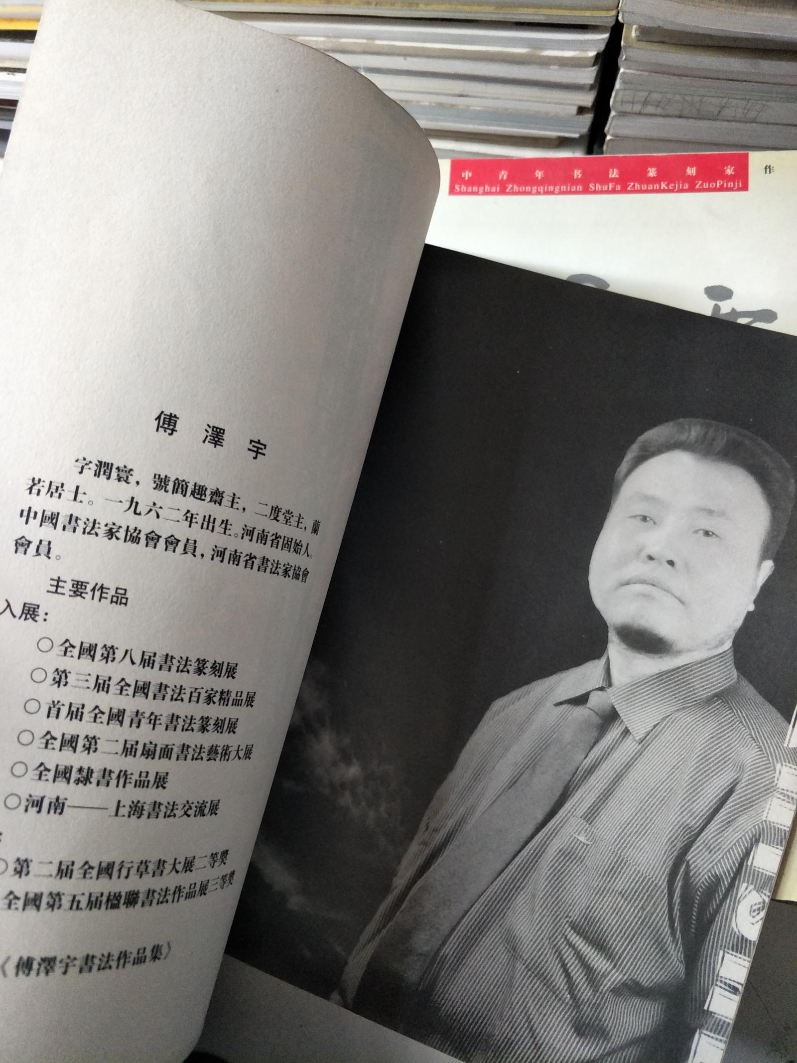 《傅泽宇书法作品集》河南固始人!