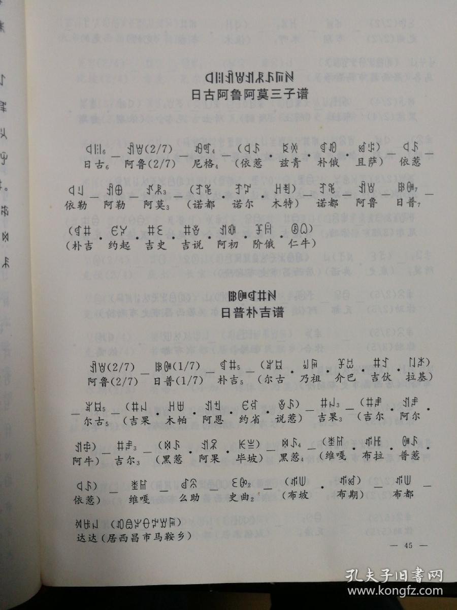 日古阿鲁谱牒彝族历史文化的珍贵资料硬精装16开966页