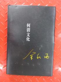 秋雨合集 05 何谓文化 硬精装