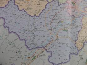 2018杭州市商务交通旅游图 杭州十区图 城区图