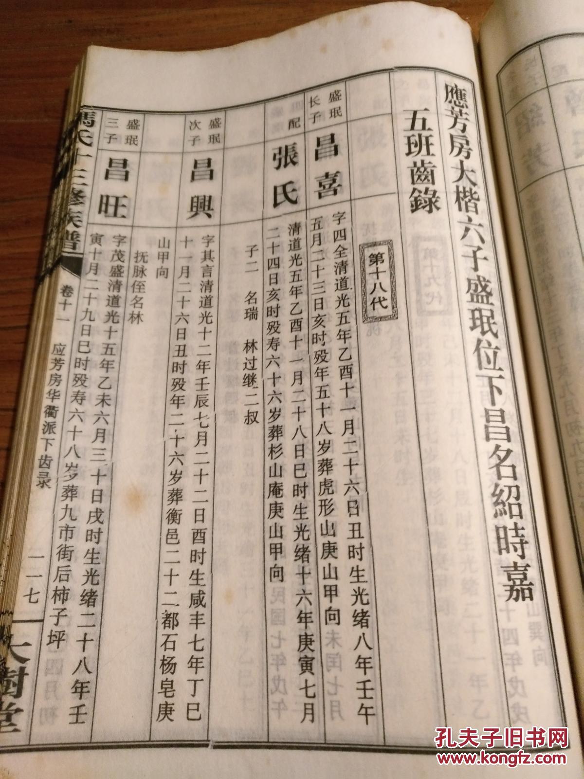 【湖南家谱文献】原衡阳西乡重江冯氏族谱 大树堂:《冯氏十三修族谱》