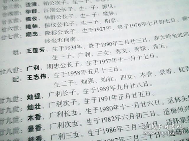 崔氏九九公族谱(广东电白霞洞)