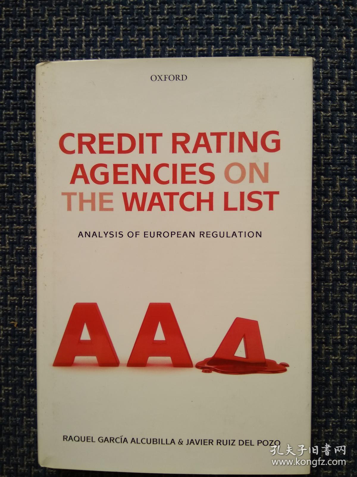 英文原版进口 观察名单上的信用评级机构:欧洲