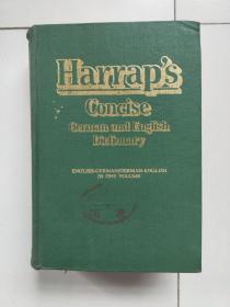 Harraps Concise German and English Dictionary 哈拉普简明德英 英德词典