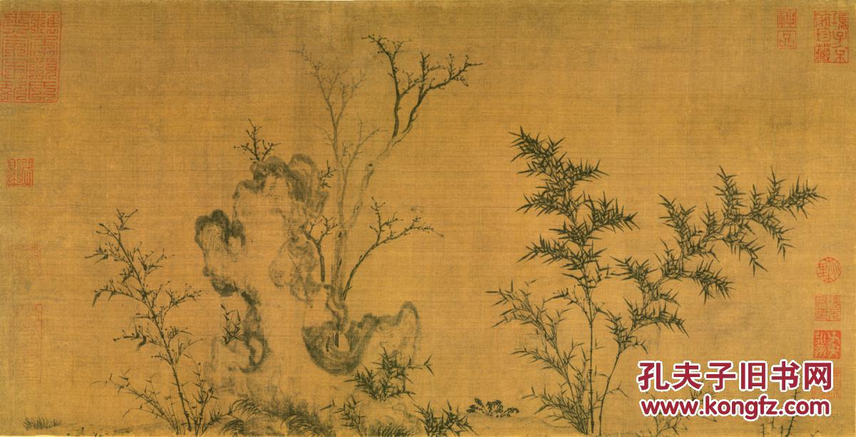 宋 马麟 暮雪寒禽图
